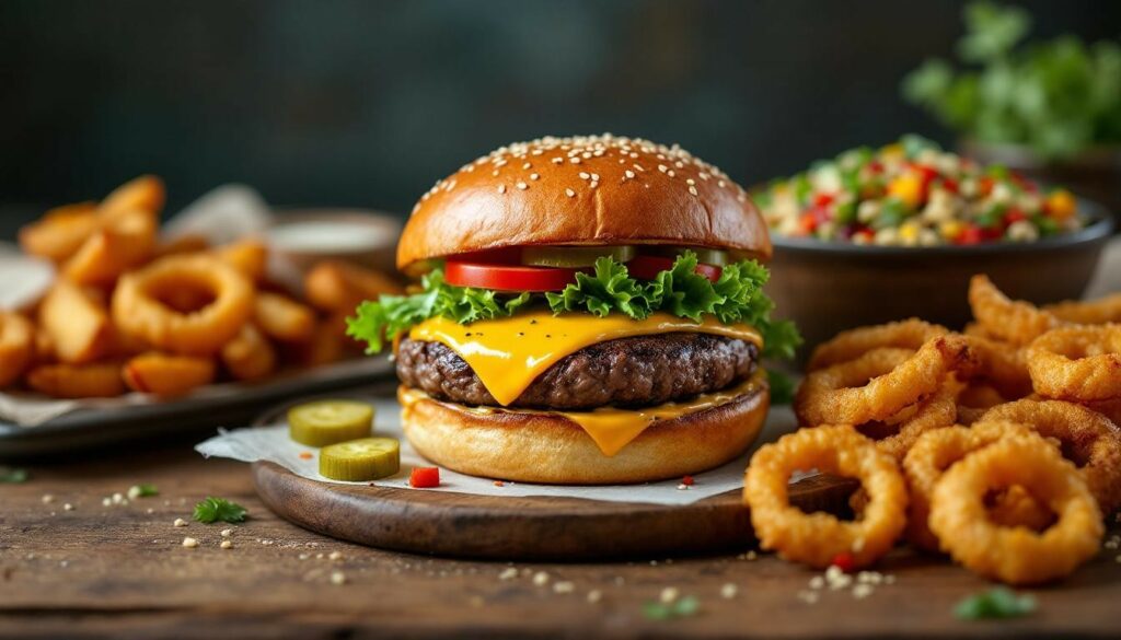 accompagnement burger autre que frites