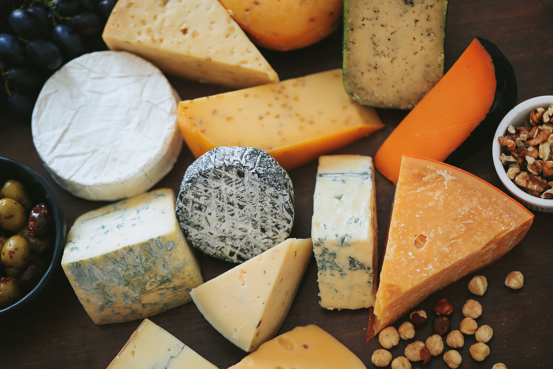 sélection de fromages pour burger