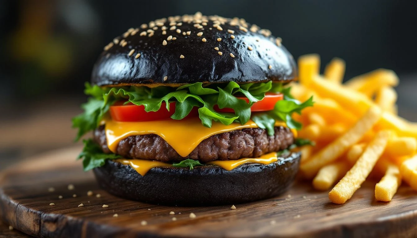 Pain burger noir