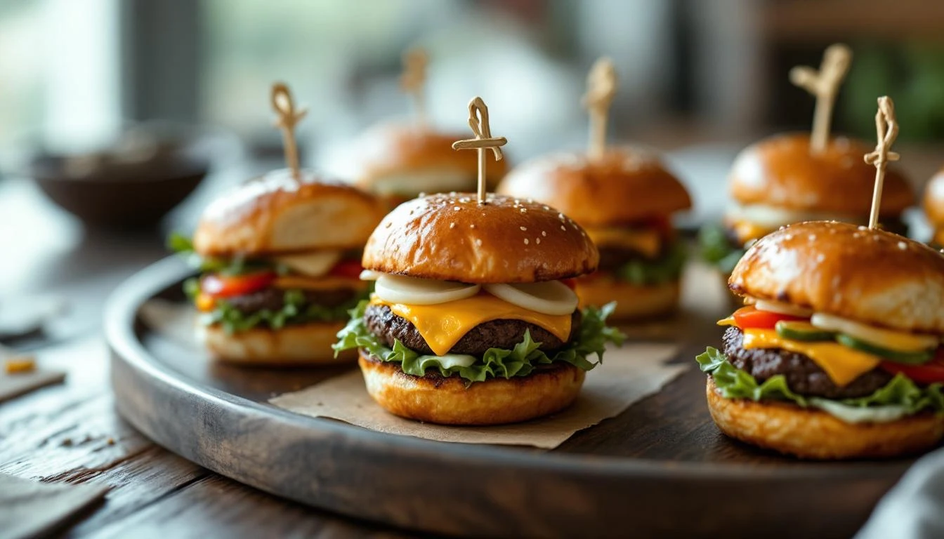 mini burger apéritif